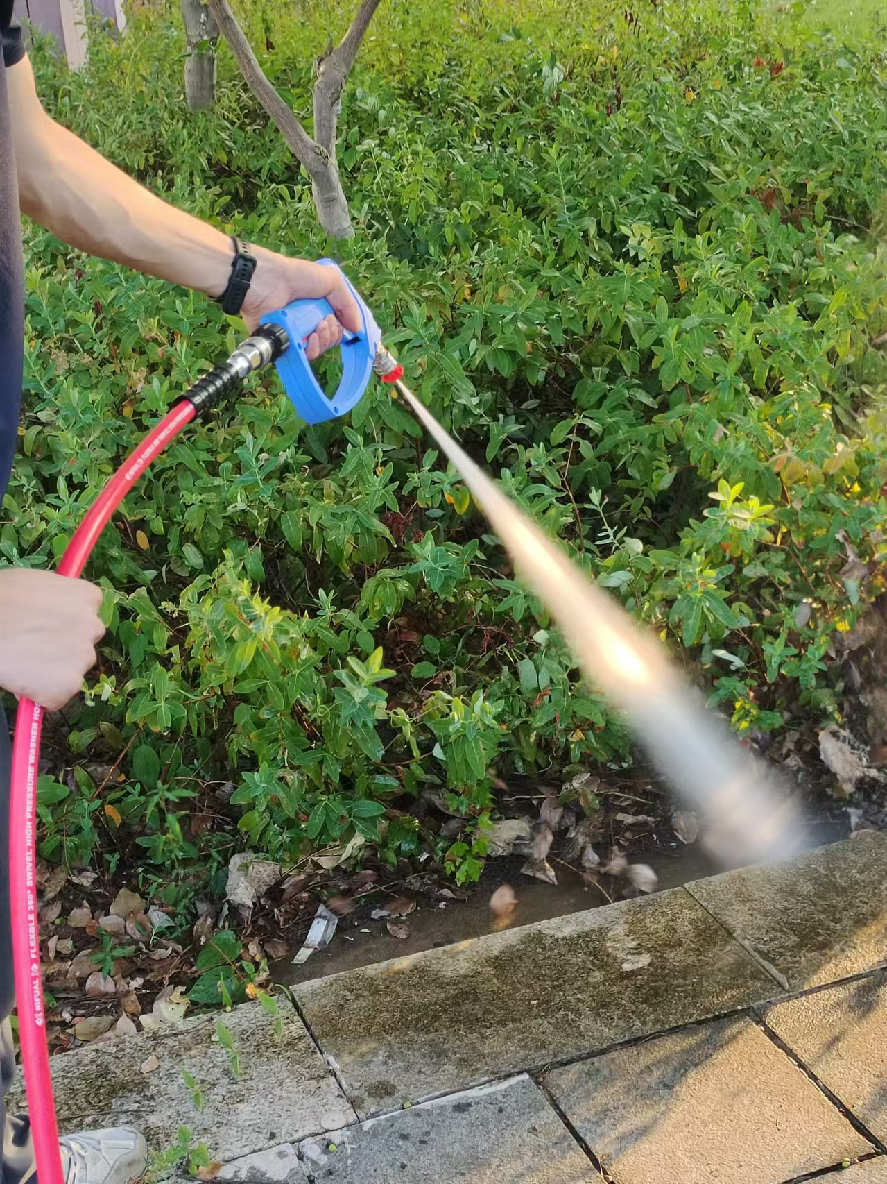 High-Pressure Electric Water Short Gun for Car Wash 1/4Quick Connect 3/8 Swivel 4080PSI Car Cleaning Tool - Image 3