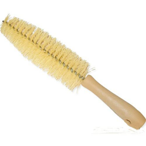 17" LARGE WIRE WHEEL SPOKE TAMPICO BRUSH WITH WOOD HANDLE
