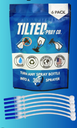 Tilted Spray Bottle Adapter 6 pack