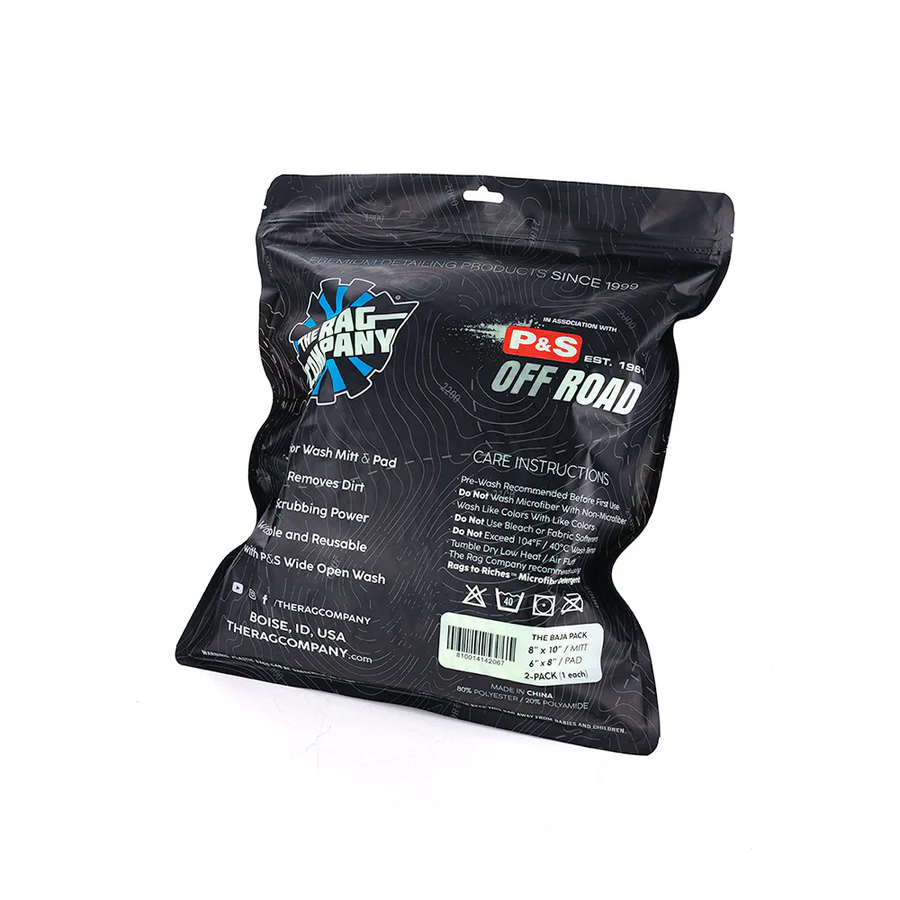 TRC OFF ROAD - The Baja Pack 2 pack Green wash mitt - Image 2