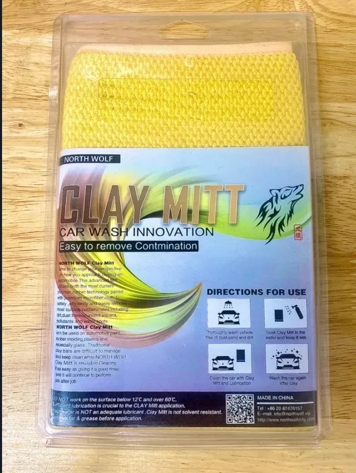 Microfiber Car Wash Magic Clay Bar Mitt